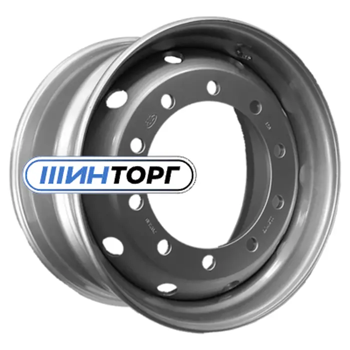 Asterro 11,75x22,5/10x335 ET135 D281 M22 Silver (GT170-01) Aluminium Forged