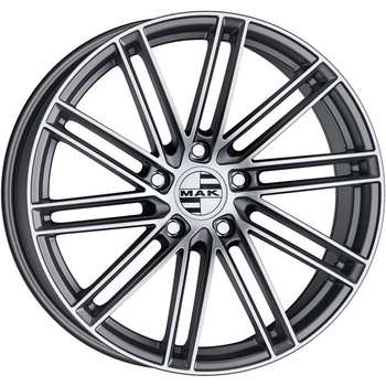 MAK Leipzig 9,5x22 5*130 Et:68 Dia:71,6 Gunmetal Mirror Face